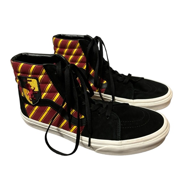 Vans Off the Wall High Top Harry Potter Gryffindor Sneakers. Size 10. - Picture 1 of 8